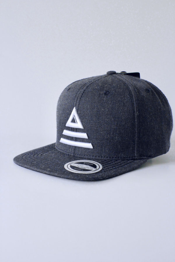 legacy - charcoal SnapBack base ball cap [CLEARANCE] - Image 3