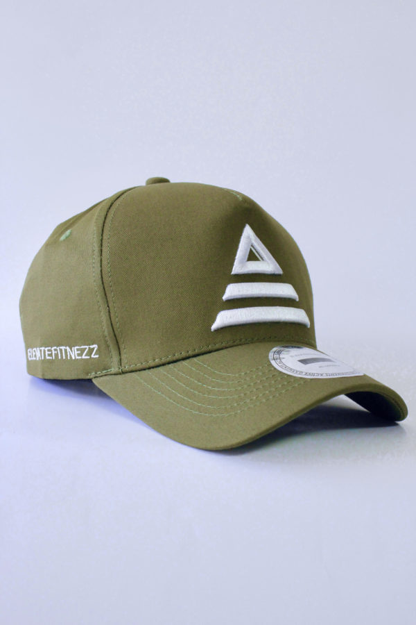 infinity line - khaki green adjustable base ball caps - Image 4